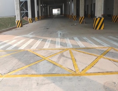 洛阳洛阳厂区道路标线施工