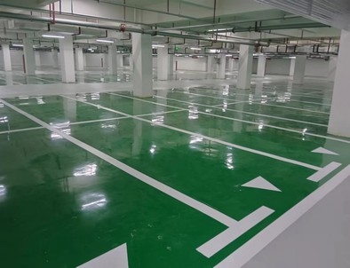 洛阳洛阳小区停车场标线